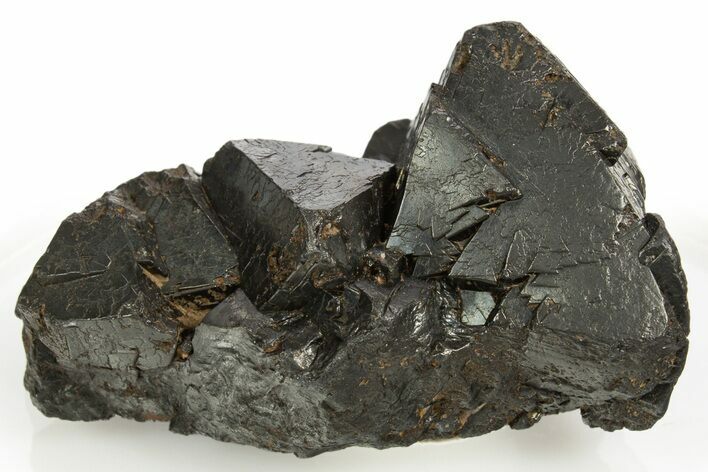 Lustrous Octahedral Magnetite Crystal Cluster - Utah #320541